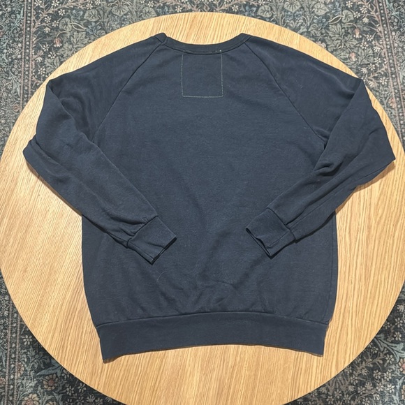 Aviator Nation lightening boot crew sweatshirt charcoal - Picture 2 of 4